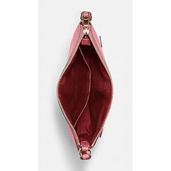 #23 NWT - COACH Women's Rowan File Bag In Signature Canvas (IM/Strawberry Haze) - Picture 3 of 4